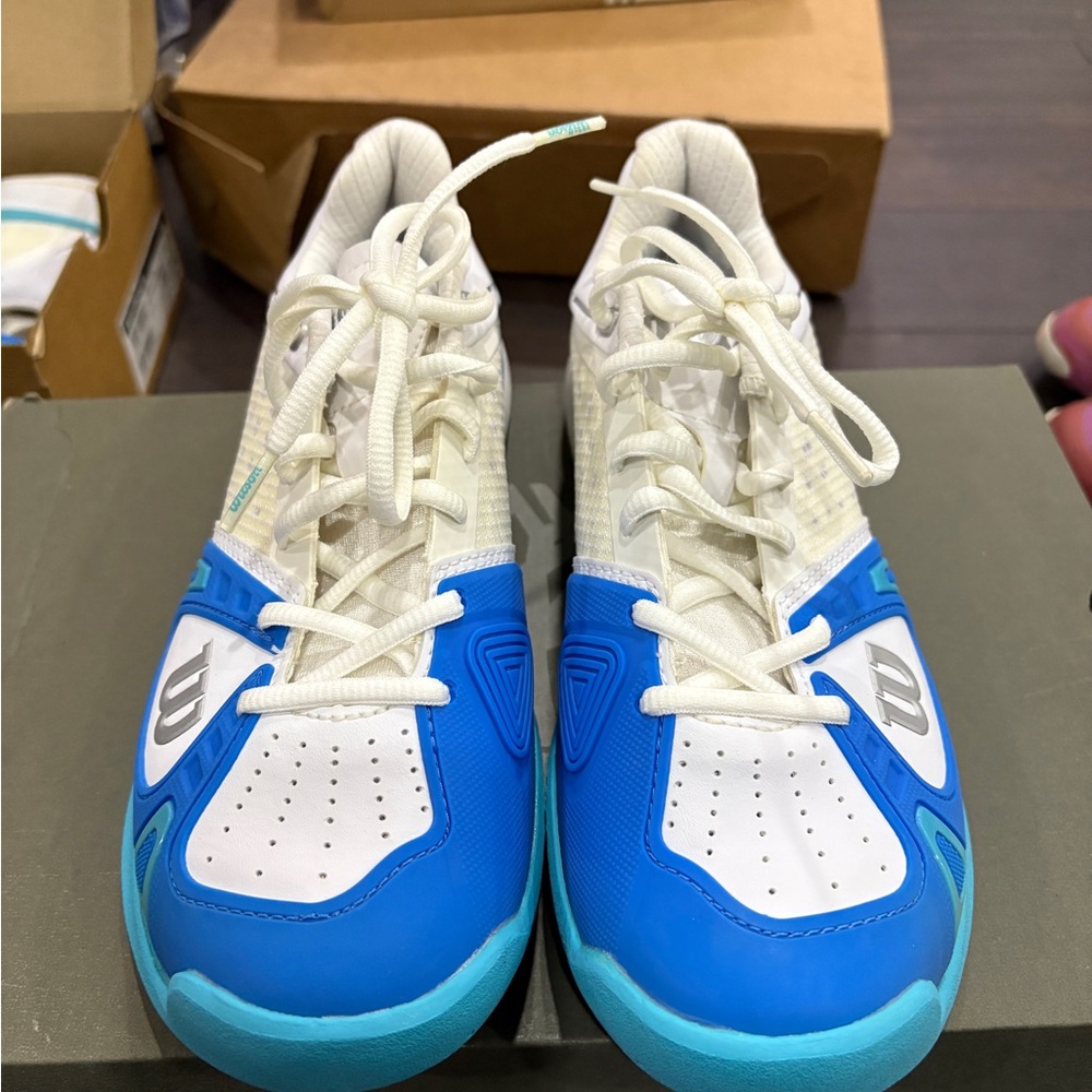 Brand New Wilson Women’s Blue & White Tennis Shoes